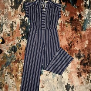 Striped jumpsuit